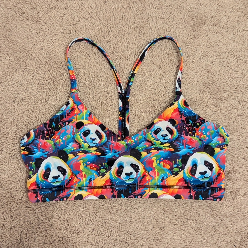 Constantly Varied Gear Panda Print Sports Bra - Small